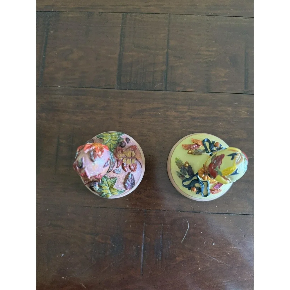 Vintage Shaker Hearth Cookie Art Cookie Stamps Autumn‎ Leaves 3.5